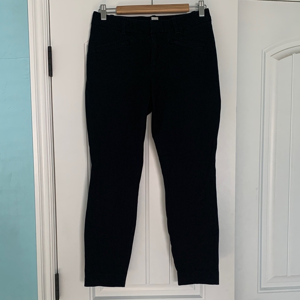 Gap Curvy Skinny Ankle pants black 4 stretch dress pants